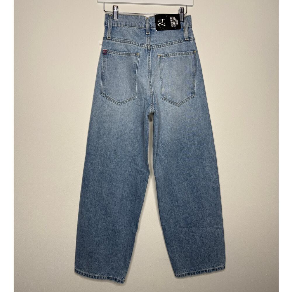 BDG High Rise Extreme Baggy Jeans 24 NWT Skater Y2K - Picture 2 of 7